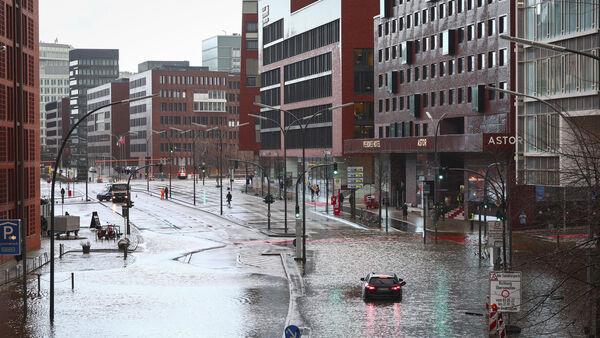 Two dead and transport disrupted as storm brings high winds to northern Europe