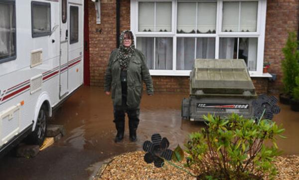 A flood gate did not hold back the inundation at Mary ‘Pat’ Barrett's home in Glanmire. 'I suppose it could be worse, we could be in Gaza,' she said. Picture: Eddie O'Hare A flood gate did not hold back the inundation at Mary ‘Pat’ Barrett's home in Glanmire. 'I suppose it could be worse, we could be in Gaza,' she said. Picture: Eddie O'Hare